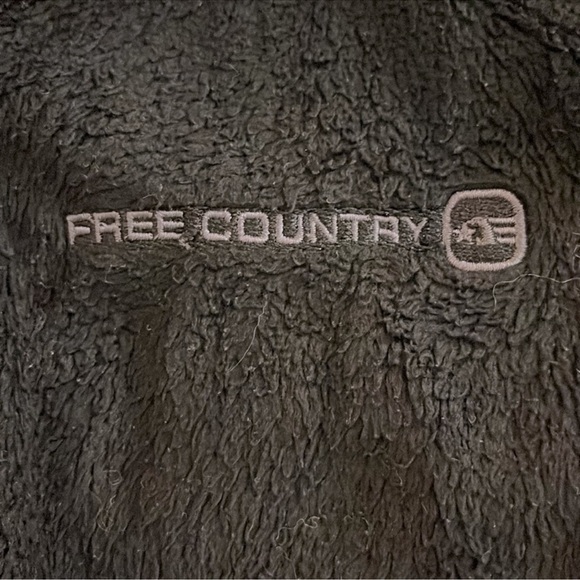 Black Full Zip Up Furry Sherpa Super Soft Light Jacket - Picture 4 of 5